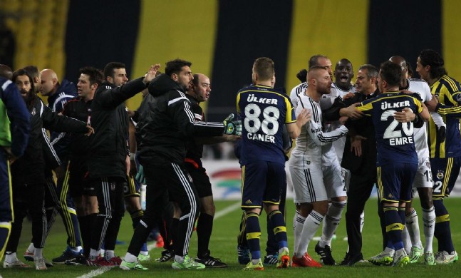 Fenerbahçe - Beşiktaş Maçından Kareler