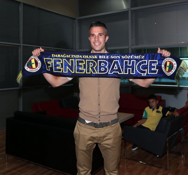 Van Persie İstanbul'a Geldi