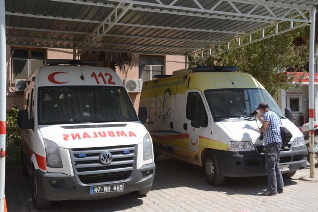 Mardin'de Ambulanslara Silahlı Saldırı