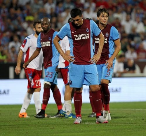 Trabzonspor - Rabotnicki Maçında Kareler