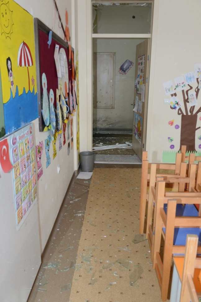 Van'da Okula Bombalı Saldırı