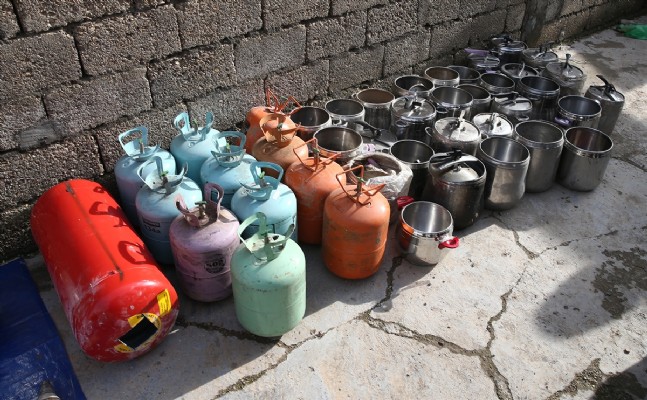 Cizre'de Terör Örgütünün Bomba Deposu Bulundu