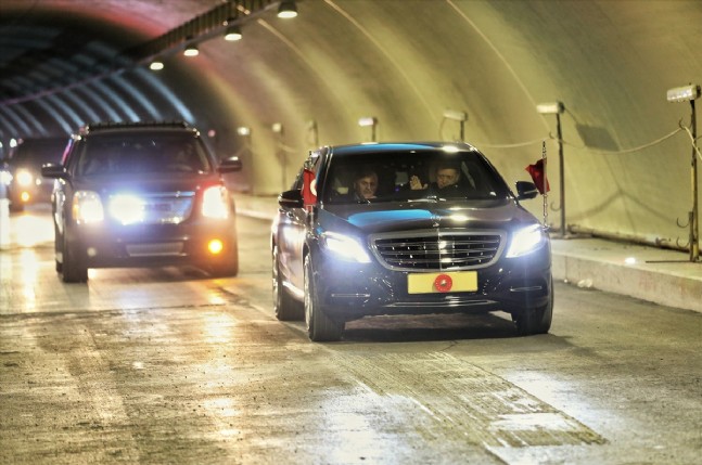 avrasya tuneli - Cumhurbaşkanı Erdoğan Avrasya Tüneli'nden Geçti