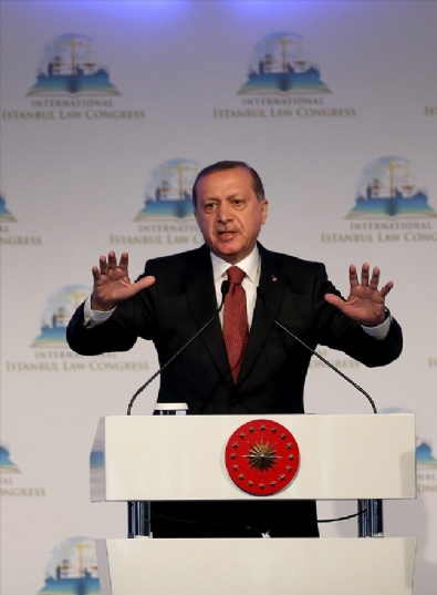 uluslararasi - Cumhurbaşkanı Recep Tayyip Erdoğan Uluslararası İstanbul Hukuk Kongresinde Konuştu