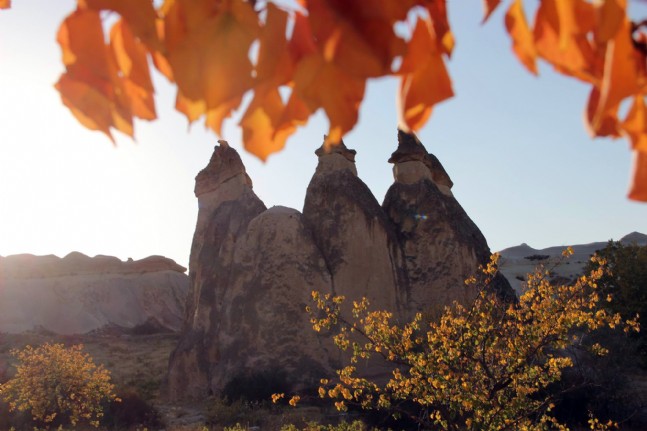 kapadokya - Kapadokya'da Sonbahar Güzelliği