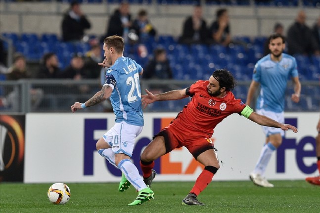 Lazio - Galatasaray Maçından En Güzel Fotoğraflar