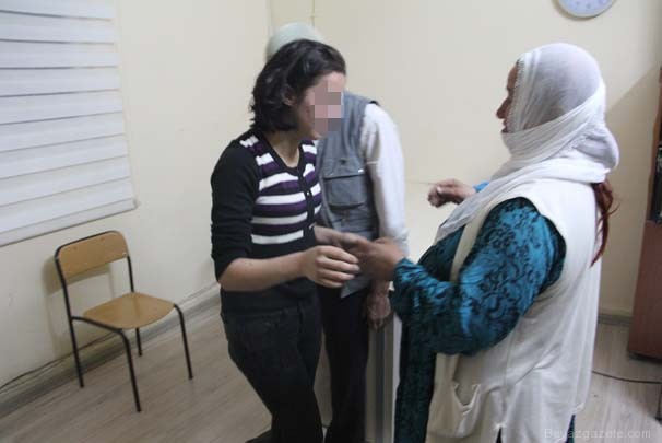 Teslim olan kadın terörist ailesiyle buluştu