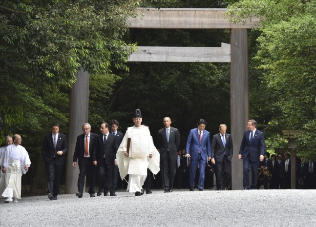 japonya basbakani - G7 Liderler Zirvesi
