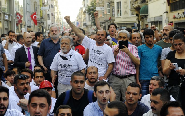 Polis İle Gezi Eylemcileri Arasında Arbede