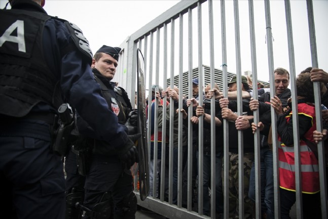 Fransa'da İş Bırakma Eylemine Müdahale