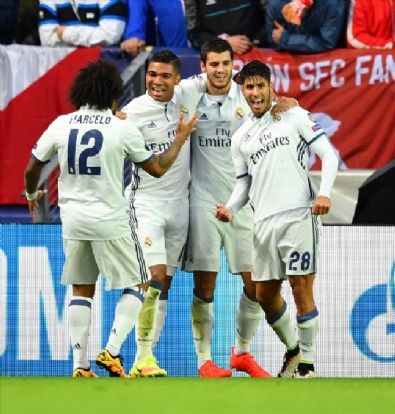 avrupa - Real Madrid - Sevilla Maçından Kareler