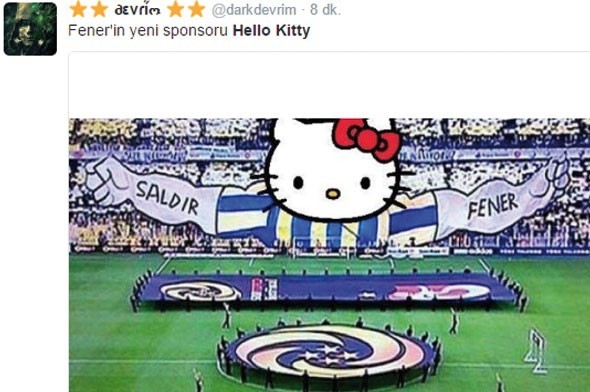 fenerium - Hello Kitty Sponsor Oldu Sosyal Medya Yıkıldı!