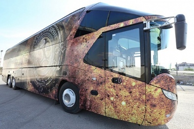 super lig - Osmanlıspor'un yeni otobüsünde dikkat çeken detay