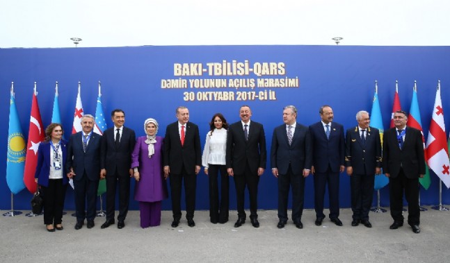 Bakü - Tiflis- Kars Demiryolu Hattı Açıldı