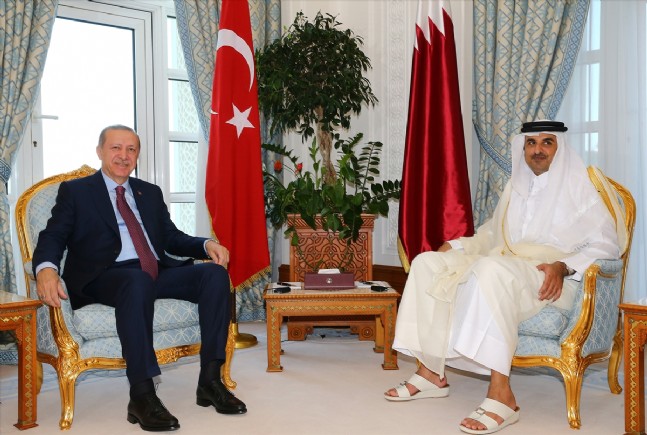 katar emiri - Erdoğandan Katarda