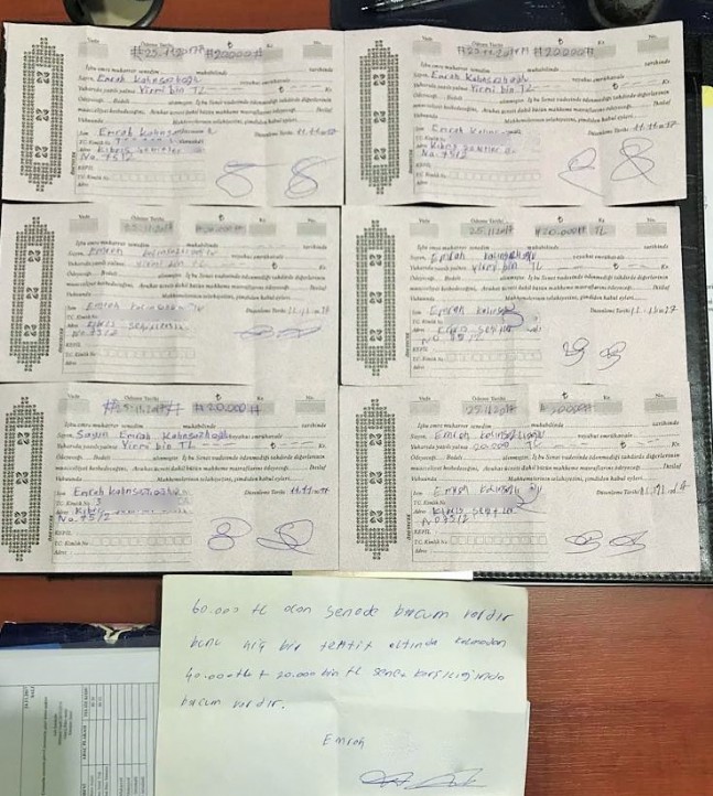 Çatalla İşkence Edip 100 Bin Liralık Senet İmzalattılar