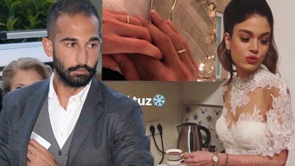 Kaleci Volkan Babacan spiker Hilal Özdemir'le nişanlandı