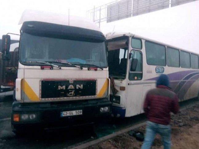 Konya'da Zincirleme Trafik Kazası!