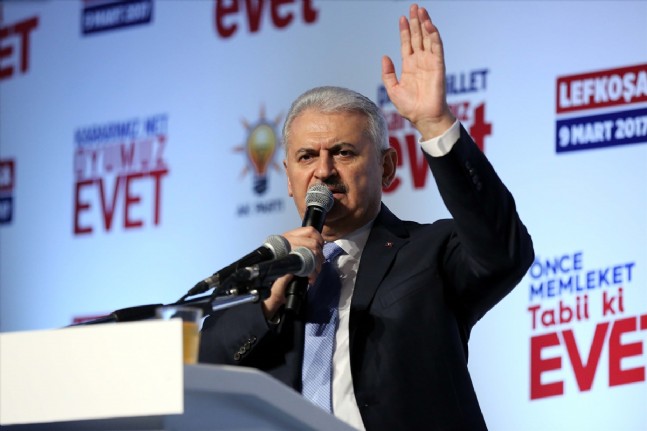 Başbakan Yıldırım KKTC'de