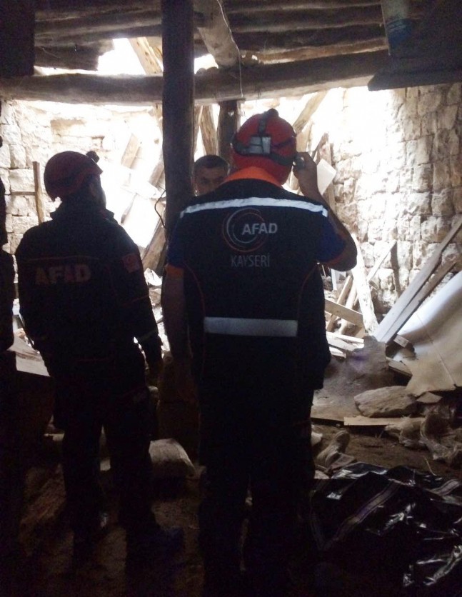 Kayseri’de Göçük: 1 Ölü