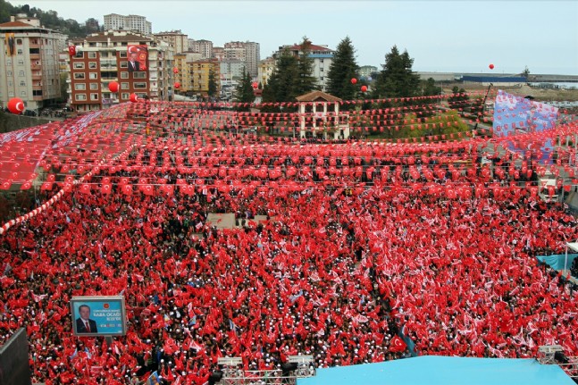 Cumhurbaşkanı Erdoğan Rize'de