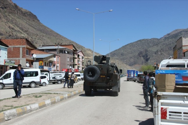Erzurum Şenkaya'da Çatışma