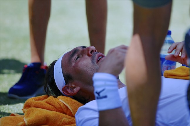 Aşırı Sıcaklar Tenisçiyi Bayılttı