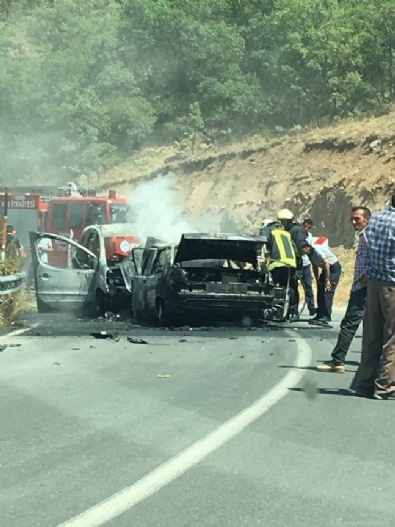 polis ekipleri - Korkunç kazada canlarını zor kurtardılar!