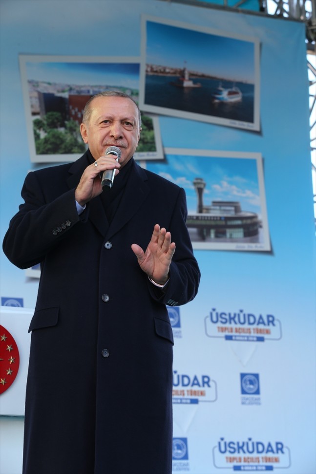 Erdoğan, Üsküdarda Toplu Açılış Törenine Katıldı