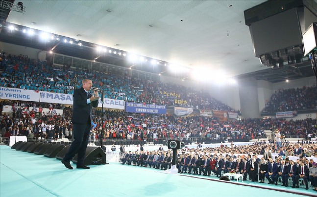 Erdoğan, Partisinin Genel Merkez Gençlik Kolları Kongresinde Konuştu