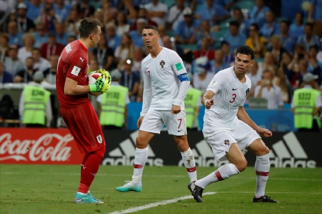 Uruguay - Portekiz Maçından Kareler