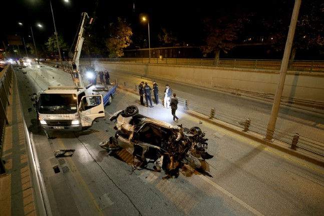 Ankarada Trafik Kazası: 2 Ağır Yaralı