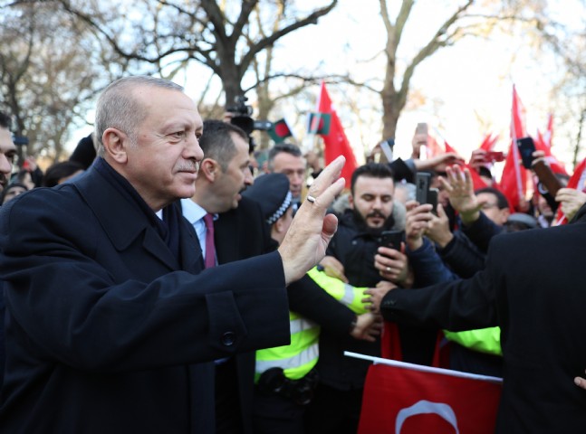 Cumhurbaşkanı Erdoğan, Londrada Coşku İle Karşılandı