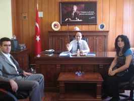 TAHSIN KURTBEYOĞLU - Kaymakama milli ziyaret