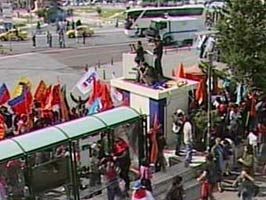 HALKEVLERI - İstanbul'da IMF protestosu