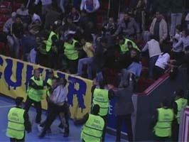 Ankaragücü-Fenerbahçe voleybol karşılaşmasında kavga çıktı