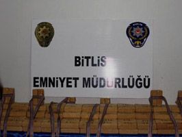 Bitlis'te 123 kilo eroin ele geçirildi