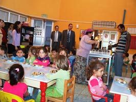 SELIM PALAMUT - Anaokuluna protokol ziyareti