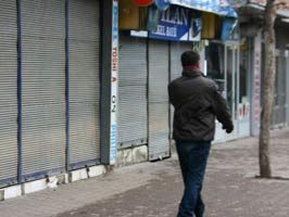 DEMOKRATIK TOPLUM PARTISI - Doğubayazıt'ta esnaf kepenk kapattı