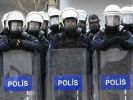 Erzurum'dan gelen polisler marş söyledi