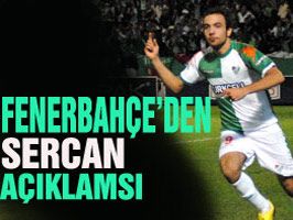 SERCAN YıLDıRıM - Fenerbahçe'den Sercan açıklaması