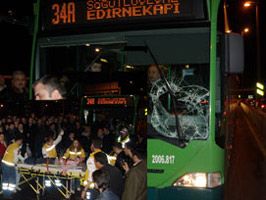 İstanbul'da talihsiz kaza