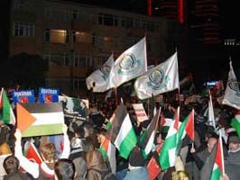 Filistin Konvoyu bu gece de Gazze'de