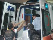 Polis otosunun geçişi sırasında patlama