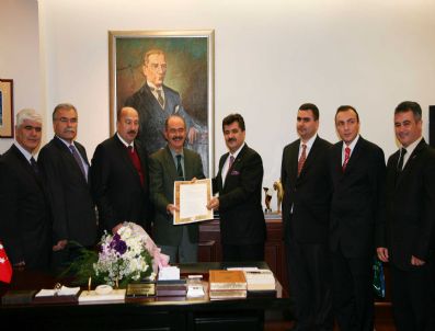 MAHMUT YıLMAZ - Ahilik Komitesi'nden Büyükerşen'e Ziyaret