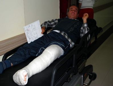 Önce İskeleden Düştü Sonra Trafik Kazası Geçirdi