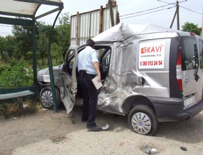 DOĞANLı - Düzce'de Trafik Kazası: 1 Yaralı
