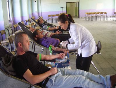 Hisarcık'ta 6 Saatte 55 Ünite Kan Bağışı Yapıldı