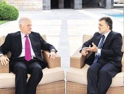 BİLL CLİNTON - Cumhurbaşkanı Gül, Bill Clinton'u kabul etti