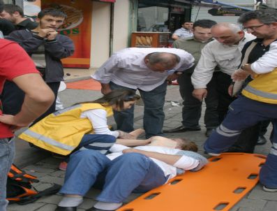 Minibüsün Çarptığı Yaşlı Kadın Hastanelik Oldu